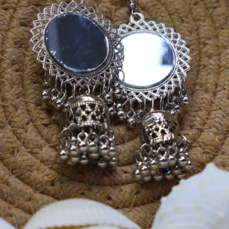 New trendy Silver Oxidised Earrings